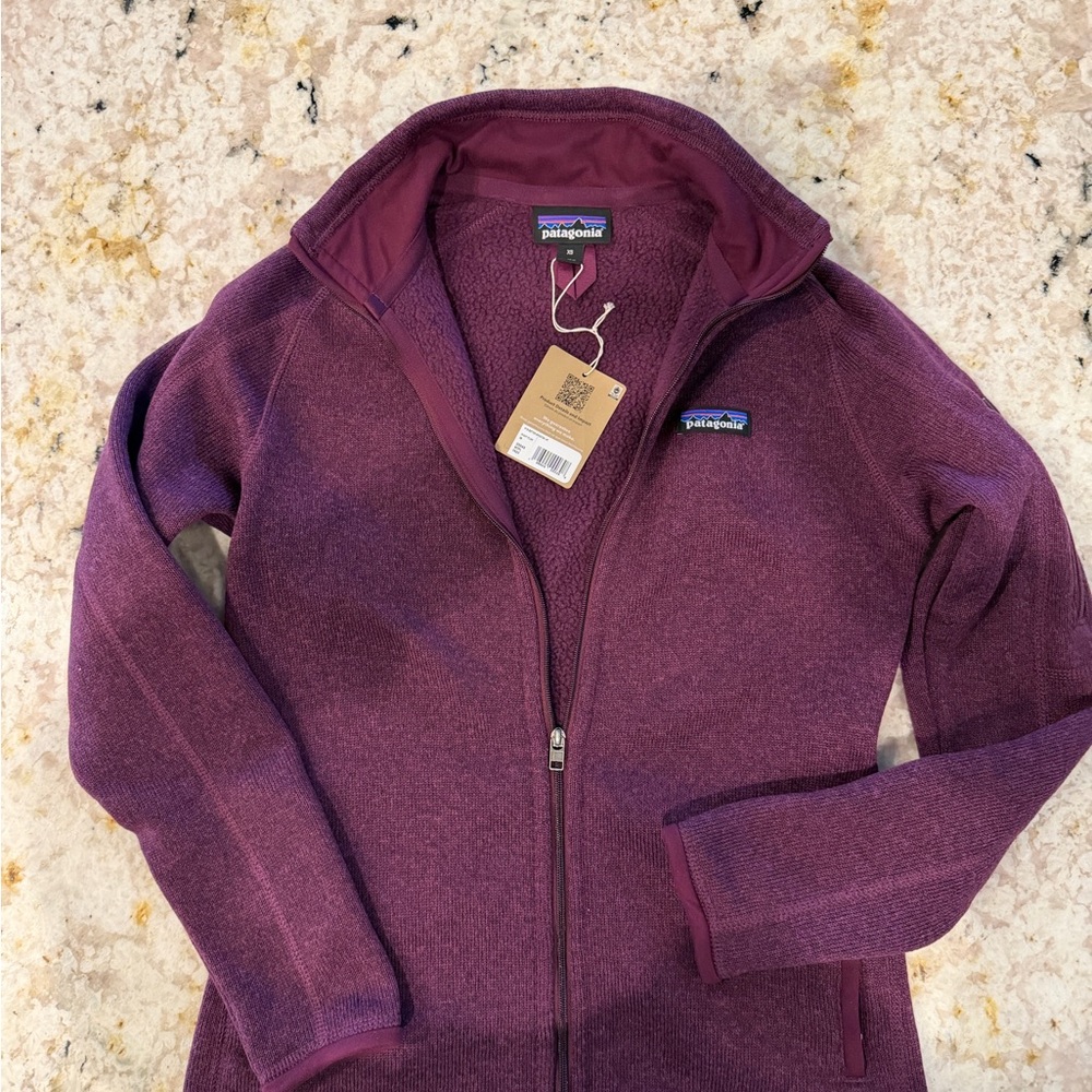Patagonia Rich Purple Zip-Up Fleece